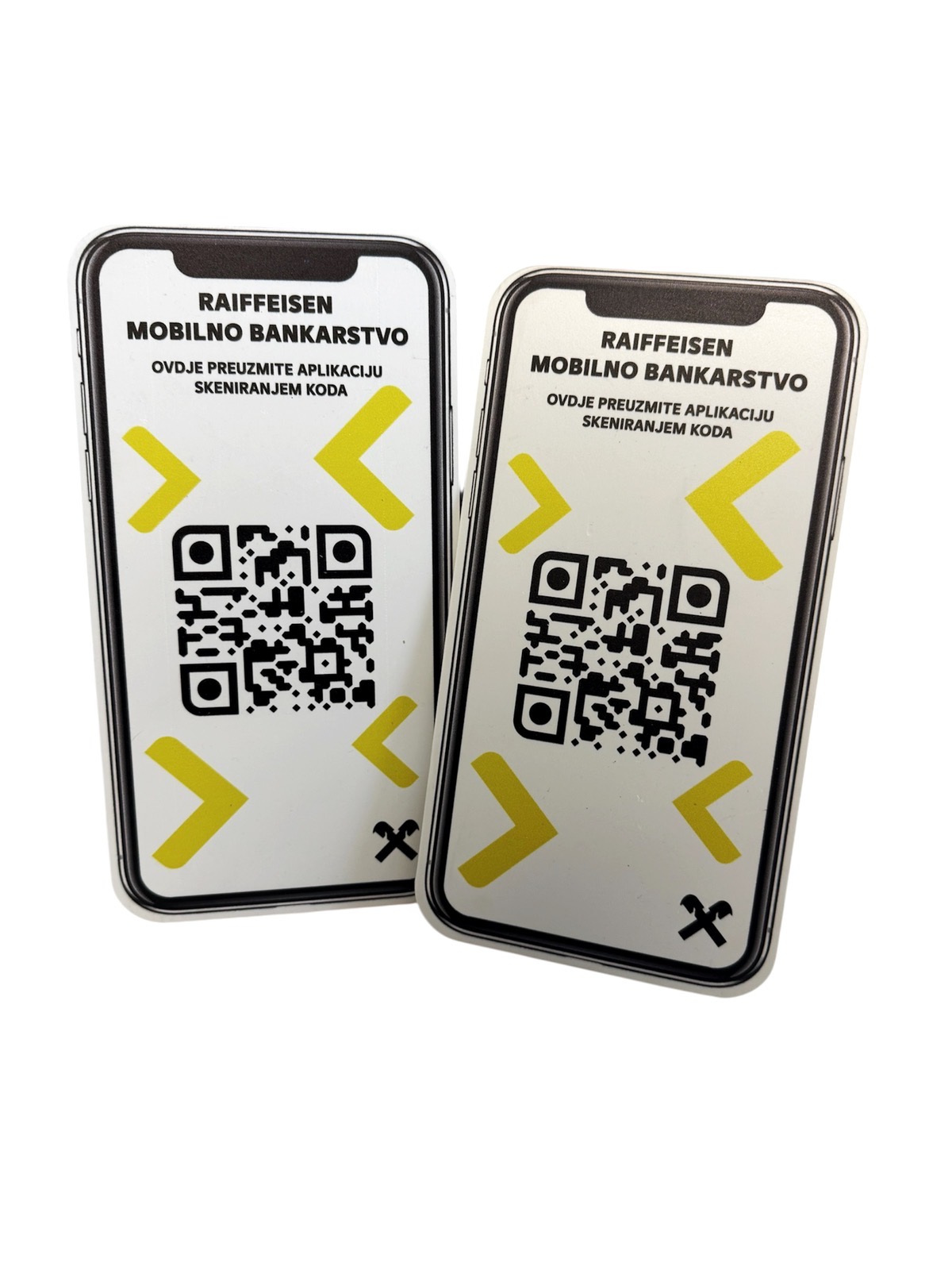 Raiffeisen QR display